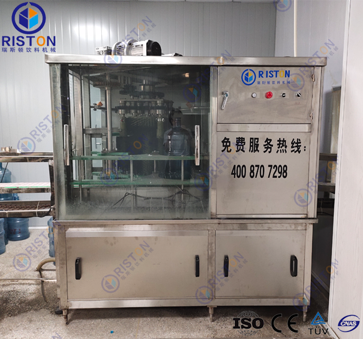 450桶/H 5加侖全自動純桶裝水生產線