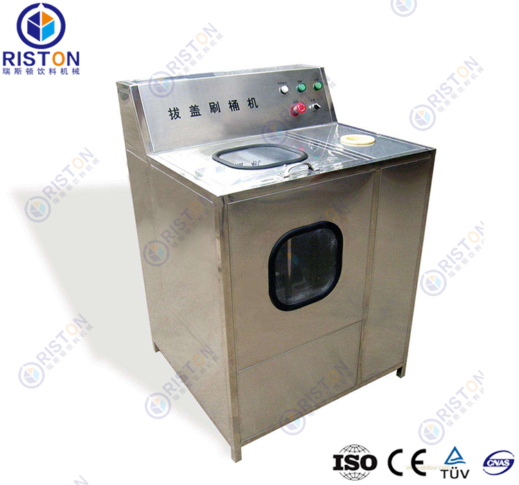 自動拔蓋內外刷桶機 自動拔蓋內外刷桶機